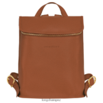 Women Caramel Longchamp Le Foulonne Backpack Bags L06408427
