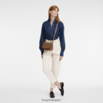 Women Caramel Longchamp Le Foulonne Crossbody bag Bags L06408263 - Image 2