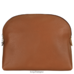 Women Caramel Longchamp Le Foulonne Toiletry case Bags L06408877