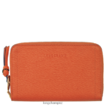 Women Carot Longchamp Mailbox Wallet Leather Goods L06408618