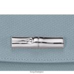 Women Cloud Blue Longchamp Roseau Clutch Leather Goods L06408254 - Image 6