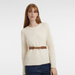 Women Cognac Longchamp 1980 belt Accessories L06408920 - Image 2