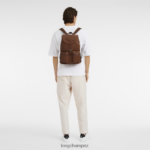 Women Cognac Longchamp 3D Backpack Bags L06408453 - Image 2