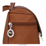 Women Cognac Longchamp Le Pliage Green Backpack Bags L06408436 - Image 4