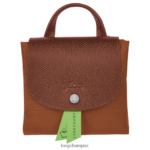 Women Cognac Longchamp Le Pliage Green Backpack Bags L06408436 - Image 5