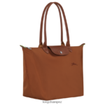 Women Cognac Longchamp Le Pliage Green Tote bag Bags L06408404 - Image 3