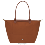 Women Cognac Longchamp Le Pliage Green Tote bag Bags L06408404 - Image 4