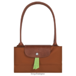 Women Cognac Longchamp Le Pliage Green Tote bag Bags L06408404 - Image 6