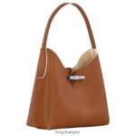 Women Cognac Longchamp Roseau Hobo bag Bags L06408382 - Image 3