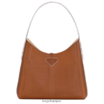 Women Cognac Longchamp Roseau Hobo bag Bags L06408382 - Image 4