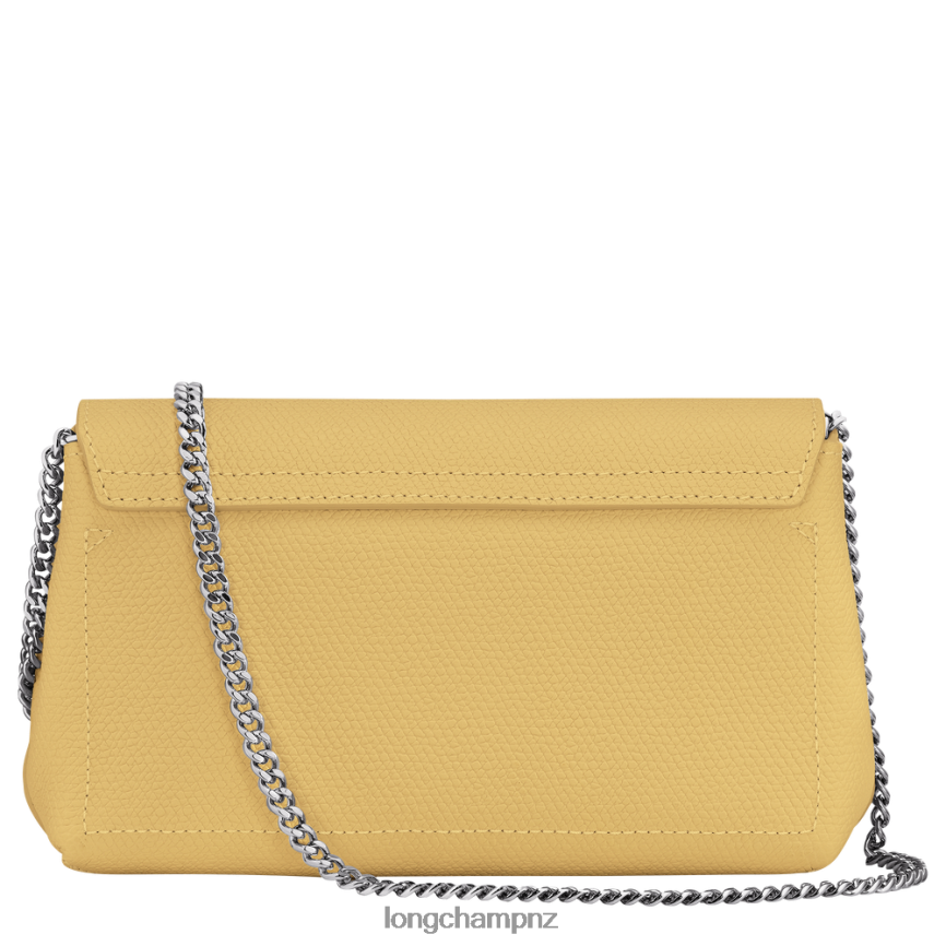 Women Corn Longchamp Roseau Clutch Leather Goods L06408252 - Image 4