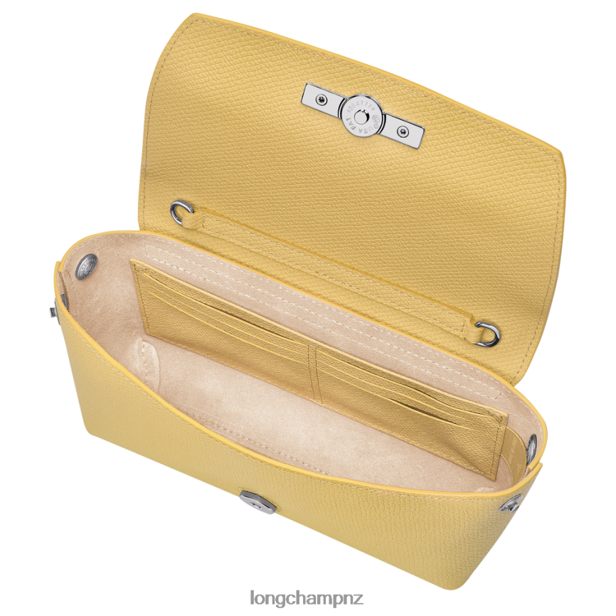 Women Corn Longchamp Roseau Clutch Leather Goods L06408252 - Image 5
