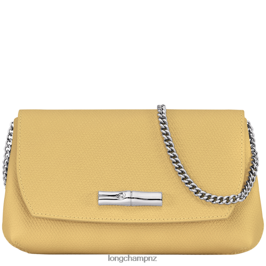 Women Corn Longchamp Roseau Clutch Leather Goods L06408252 - Image 1