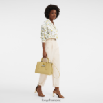 Women Corn Longchamp Roseau Handbag Bags L06408105 - Image 2