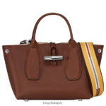 Women Ebony Longchamp Roseau Handbag Bags L06408100 - Image 5