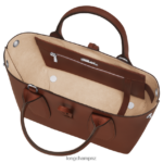 Women Ebony Longchamp Roseau Handbag Bags L06408100 - Image 6