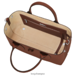 Women Ebony Longchamp Roseau Handbag Bags L0640897 - Image 6