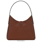Women Ebony Longchamp Roseau Hobo bag Bags L06408365 - Image 4