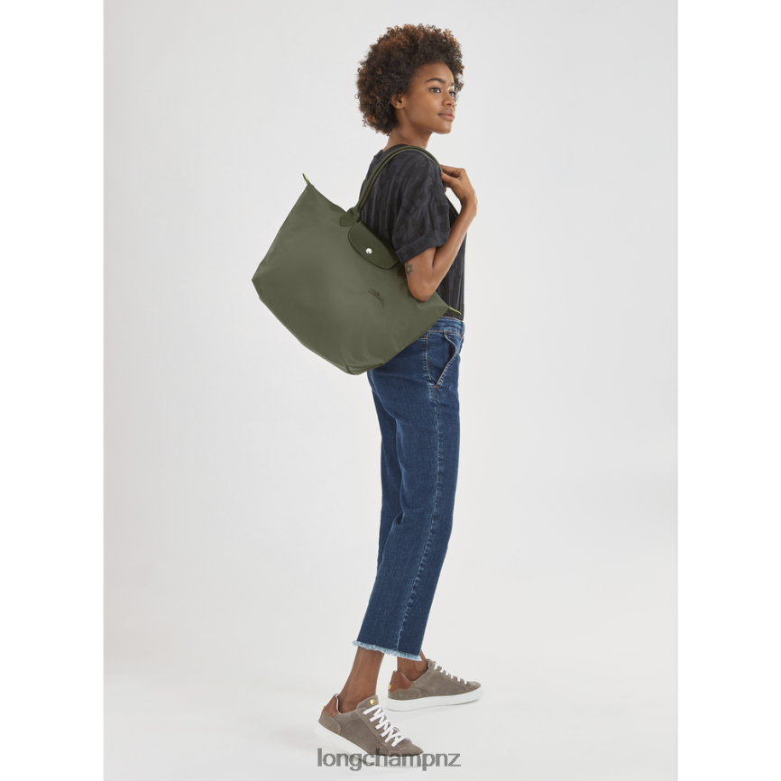 Women Forest Longchamp Le Pliage Green Tote bag Bags L06408403 - Image 2