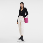 Women Fuchsia Longchamp Epure Bucket bag Bags L06408137 - Image 2
