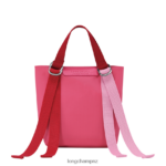 Women Fuchsia Longchamp Le Pliage Re-Play Handbag Bags L0640845 - Image 4