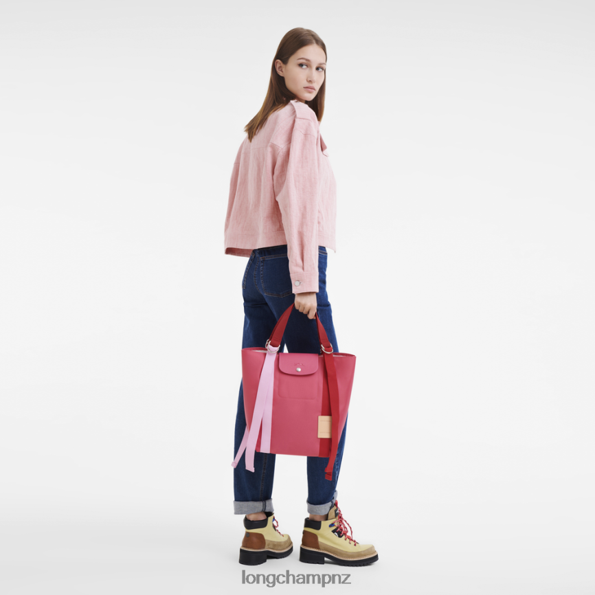 Women Fuchsia Longchamp Le Pliage Re-Play Tote bag Bags L064081 - Image 1