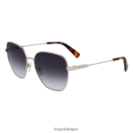 Women Gold Green Longchamp Spring/Summer Collection 2023 Sunglasses Accessories L0640815 - Image 2