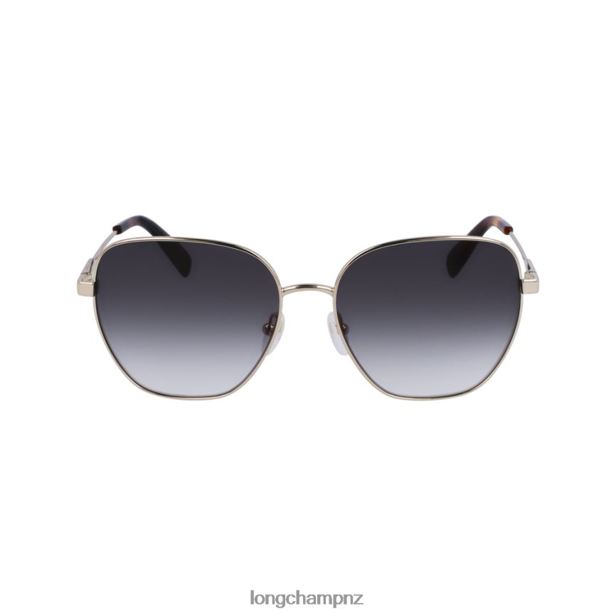 Women Gold Green Longchamp Spring/Summer Collection 2023 Sunglasses Accessories L0640815 - Image 1