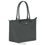 Women Graphite Longchamp Le Pliage Green Tote bag Bags L06408411 - Image 3