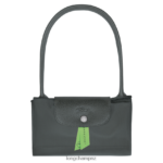Women Graphite Longchamp Le Pliage Green Tote bag Bags L06408411 - Image 5