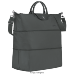 Women Graphite Longchamp Le Pliage Green Travel bag expandable Bags L06408803 - Image 2