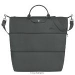 Women Graphite Longchamp Le Pliage Green Travel bag expandable Bags L06408803