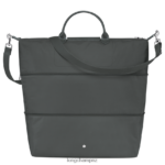Women Graphite Longchamp Le Pliage Green Travel bag expandable Bags L06408803 - Image 3