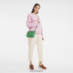 Women Grass/Green Light Longchamp Mailbox Crossbody bag Bags L06408310 - Image 2