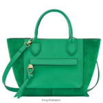 Women Grass/Green Light Longchamp Mailbox Handbag Bags L06408162