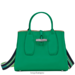 Women Grass/Green Light Longchamp Roseau Handbag Bags L0640898