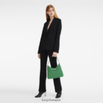 Women Grass/Green Light Longchamp Roseau Hobo bag Bags L06408366 - Image 2