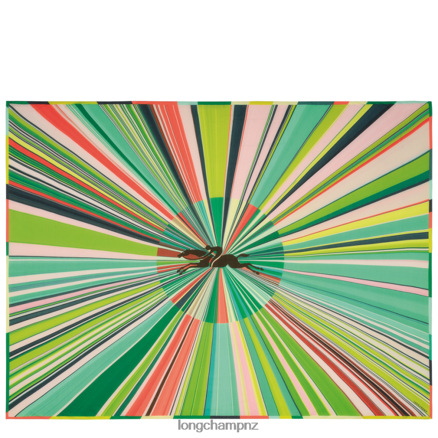 Women Grass/Green Light Longchamp Spring/Summer 2023 Collection Stole Accessories L06408990 - Image 1