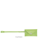 Women Green Light Longchamp Mailbox Key Rings Enveloppe Leather Goods L06408755