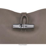 Women Grey Longchamp Roseau Essential Bucket bag Bags L0640894 - Image 6