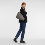Women Grey Longchamp Roseau Essential Tote bag Bags L06408362 - Image 2