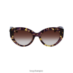 Women Havana Purple Longchamp Fall/Winter 2022 Collection Sunglasses Accessories L06408901