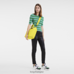 Women Lemon Longchamp Le Pliage Xtra Handbag Bags L06408140 - Image 2