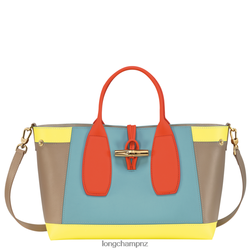 Women Multicolor Longchamp Roseau Handbag Bags L0640896 - Image 5