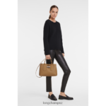 Women Natural Longchamp Roseau Handbag Bags L06408104 - Image 2