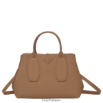 Women Natural Longchamp Roseau Handbag Bags L06408104 - Image 4