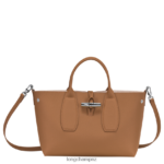 Women Natural Longchamp Roseau Handbag Bags L06408104 - Image 5