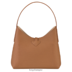 Women Natural Longchamp Roseau Hobo bag Bags L06408376 - Image 4