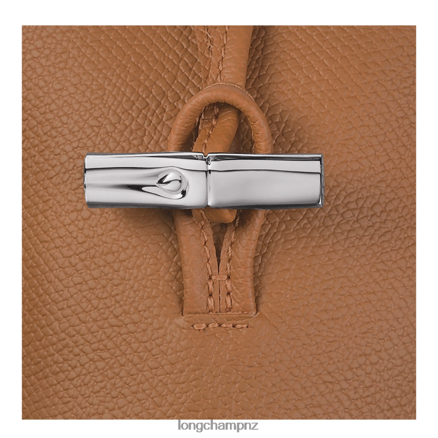Women Natural Longchamp Roseau Phone case with lace Leather Goods L06408684 - Image 5