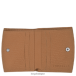 Women Natural Longchamp Roseau Wallet Leather Goods L06408582 - Image 2